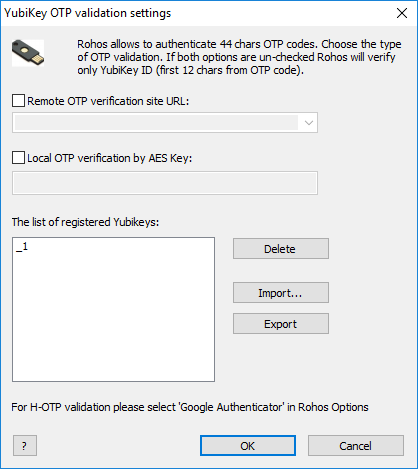 Yubikeysettings